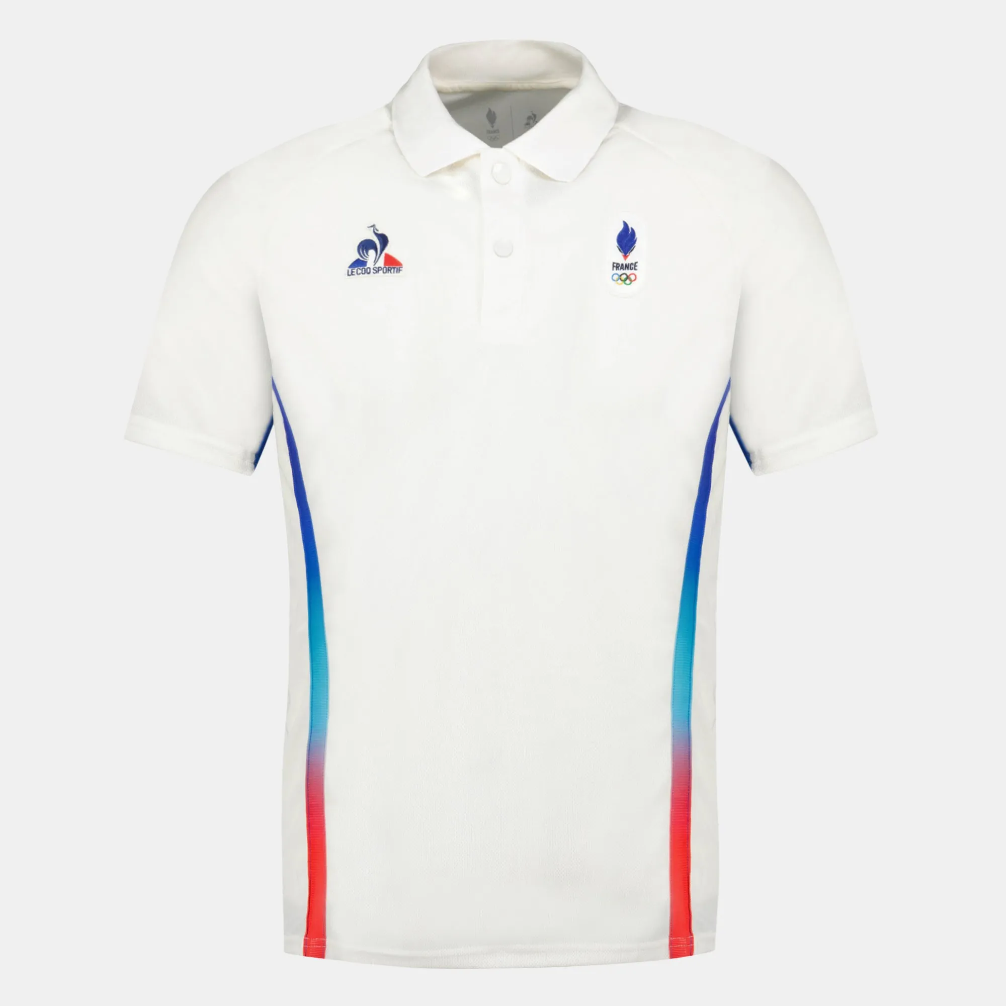 2410047-EFRO 24 Polo SS N°2 M marshmallow | Polo Équipe de France Homme