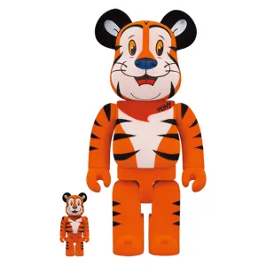 400%   100% Bearbrick Tony The Tiger Flocky