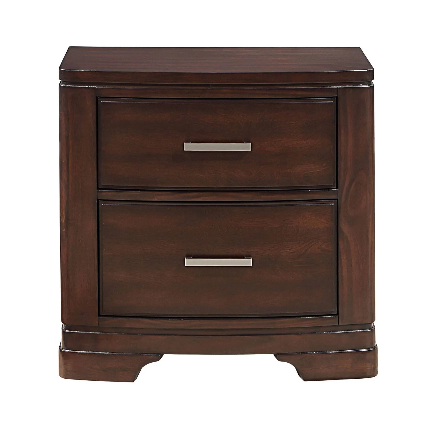 Arista Night Table - Brown Cherry