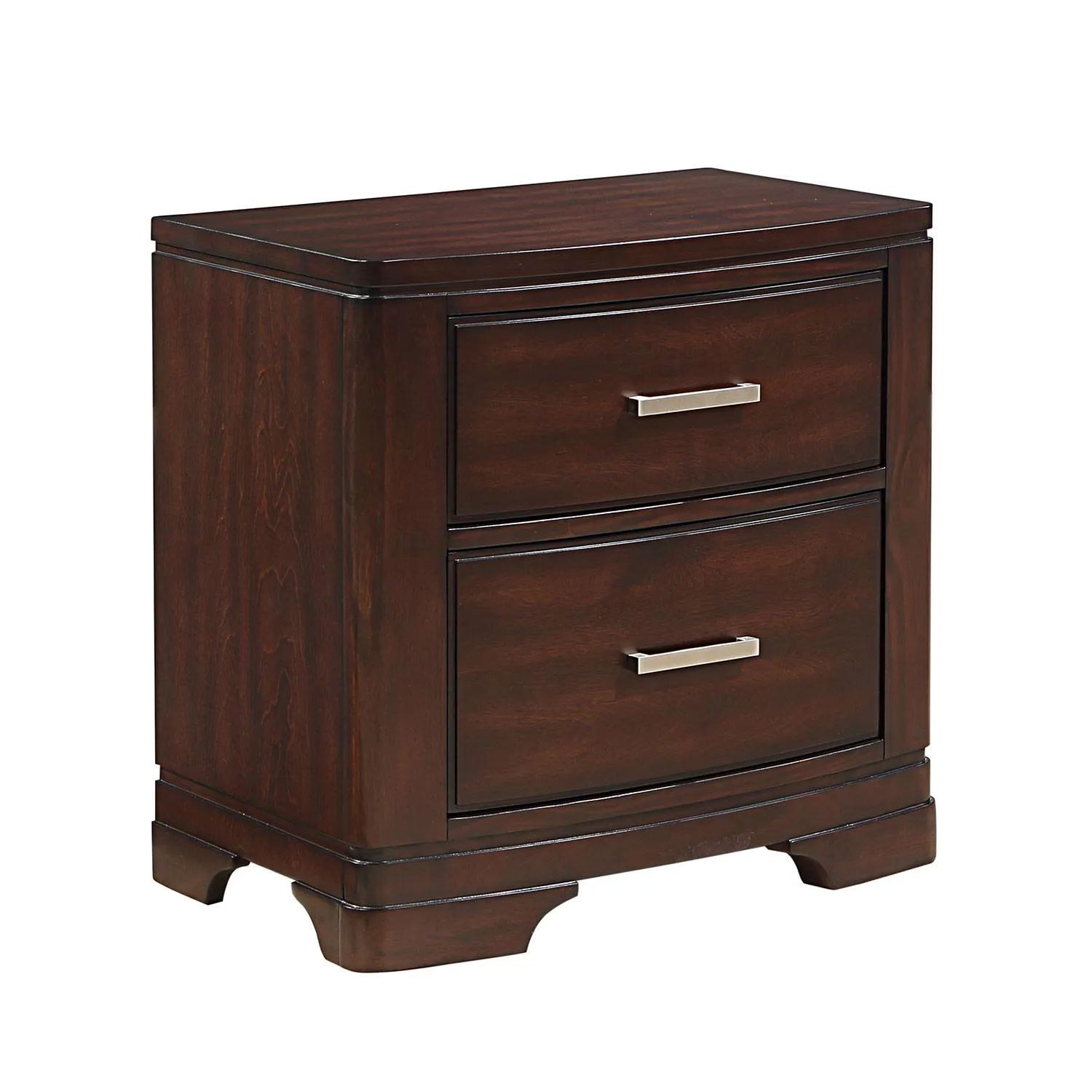 Arista Night Table - Brown Cherry