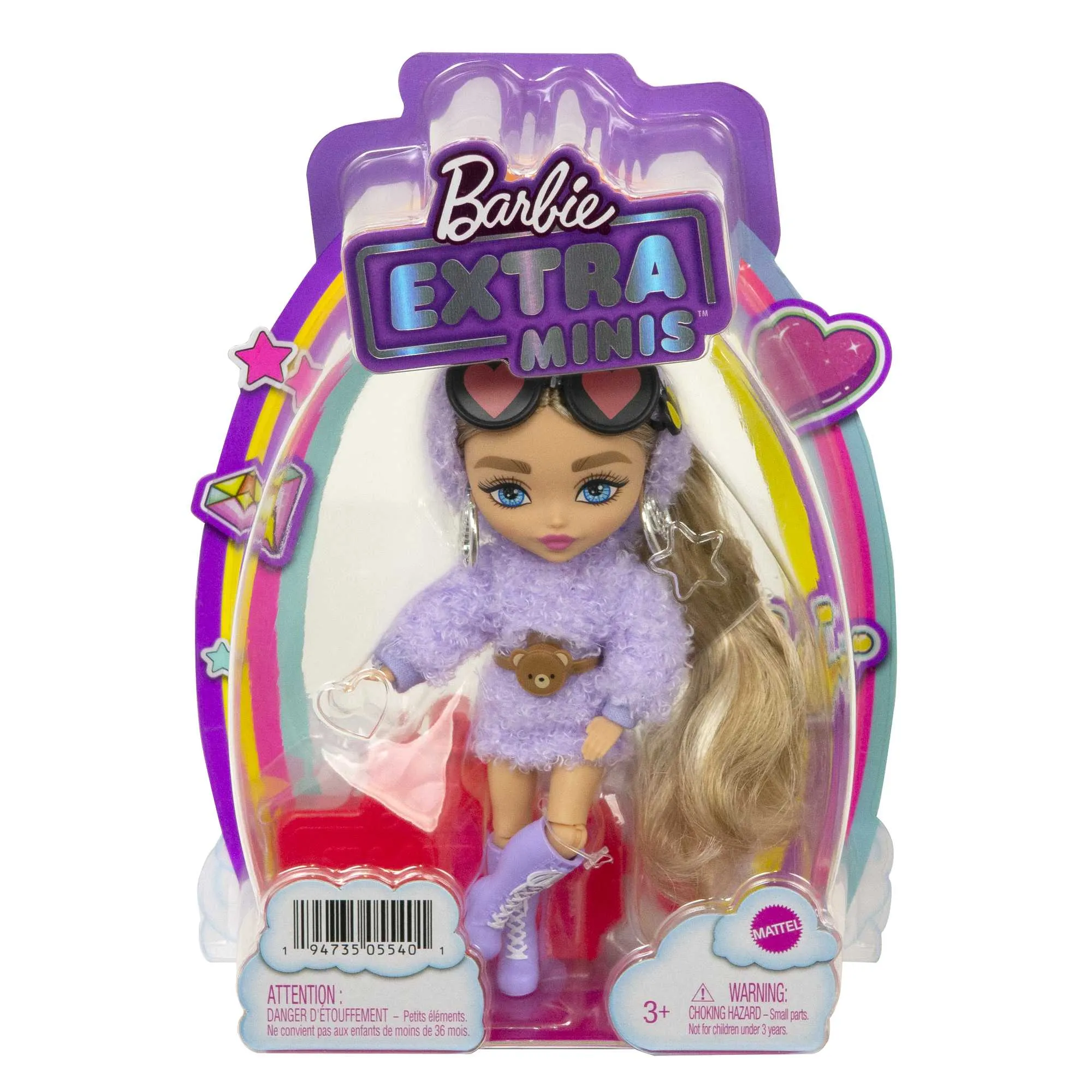 Barbie Extra Minis Boneca Vestido Lilá