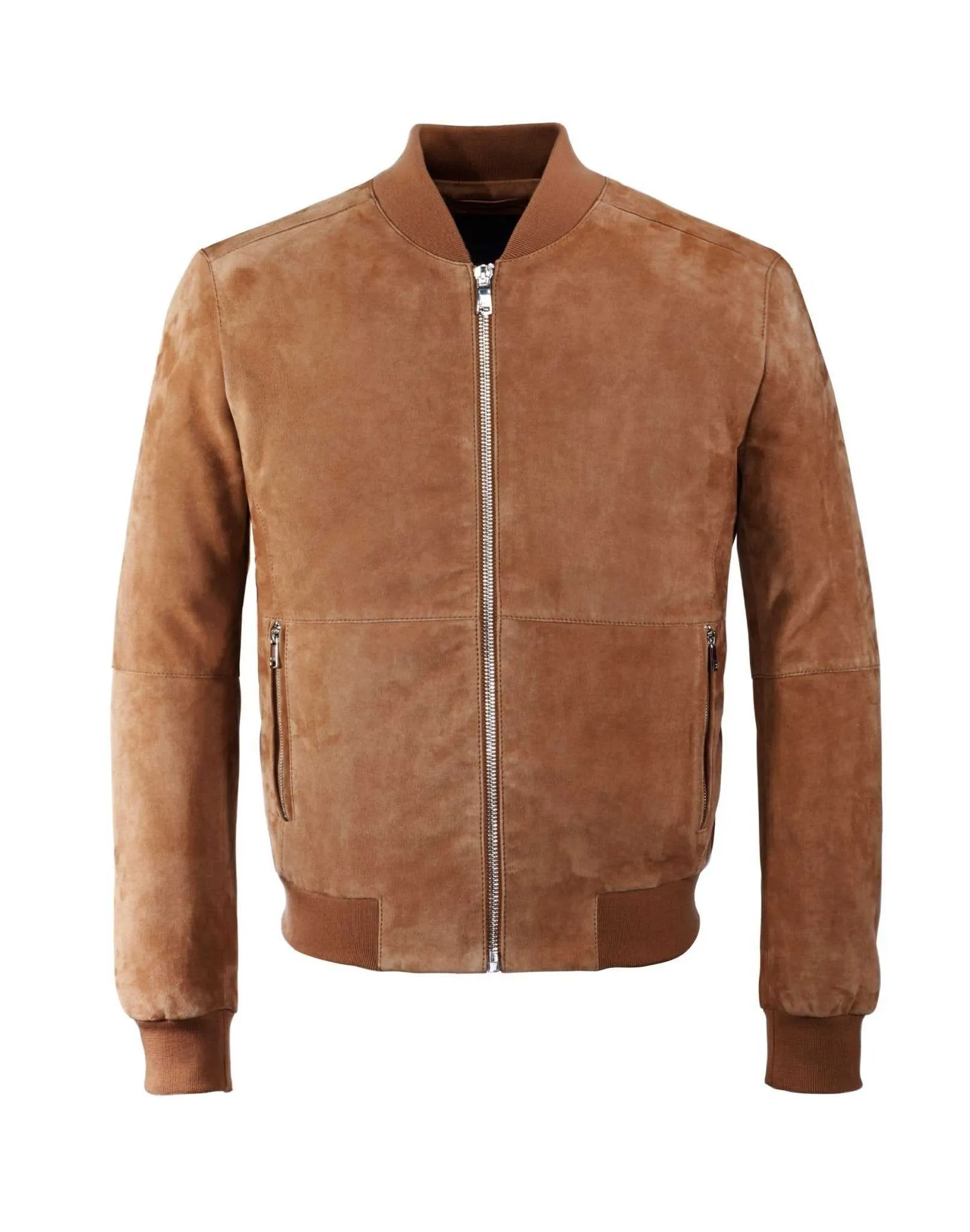 Blouson cuir camel "Imanie"