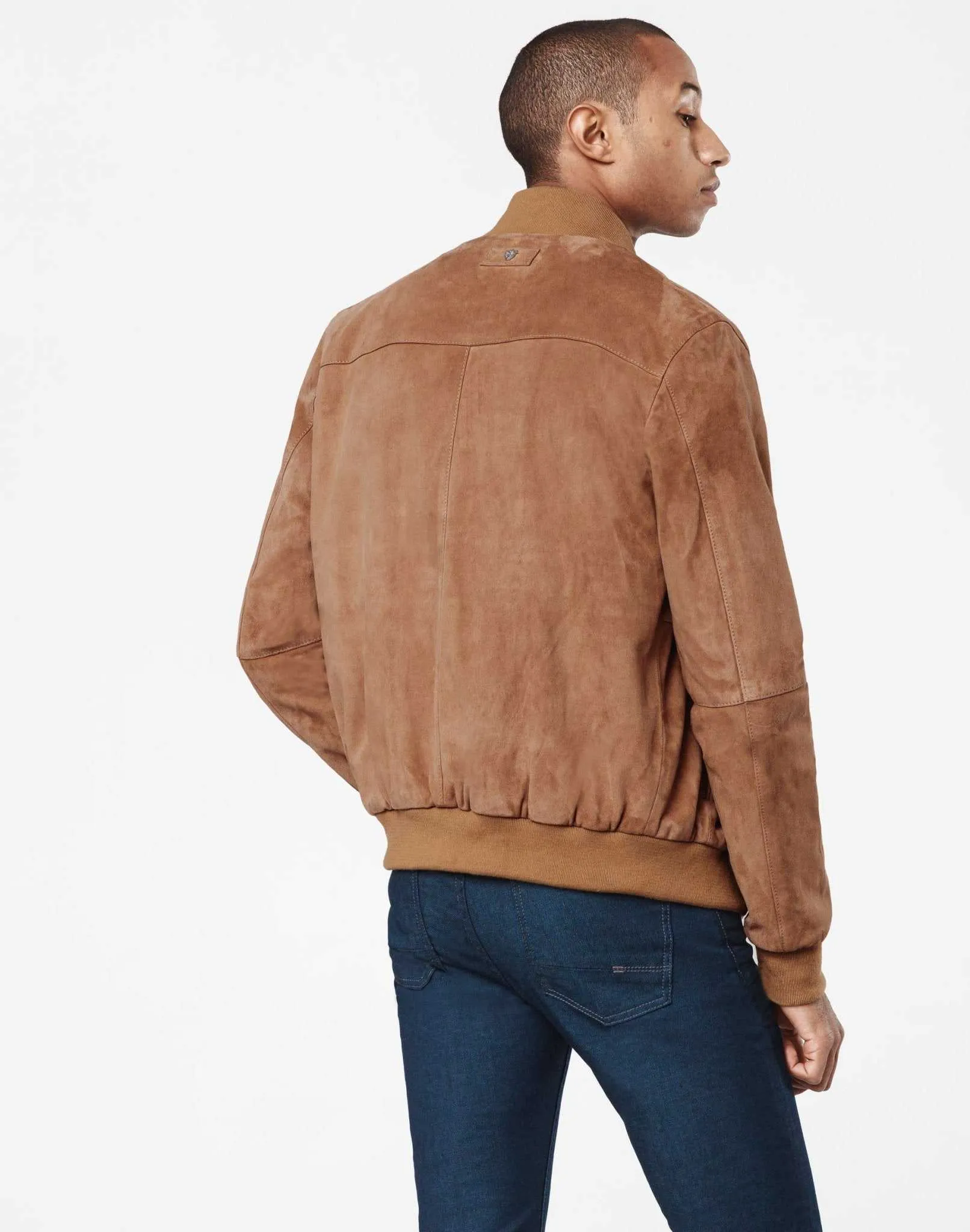 Blouson cuir camel "Imanie"