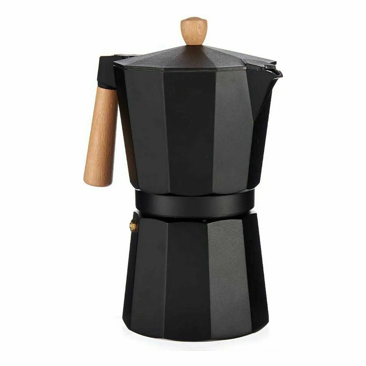 Cafettiera Italiana Legno Alluminio 650 ml (12 Unità)