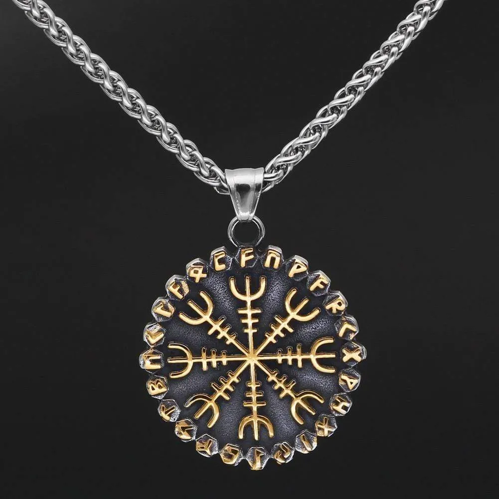 Collier Vegvisir | Acier Inoxydable