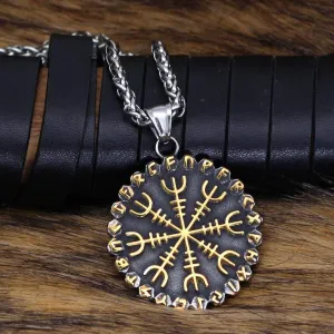 Collier Vegvisir | Acier Inoxydable