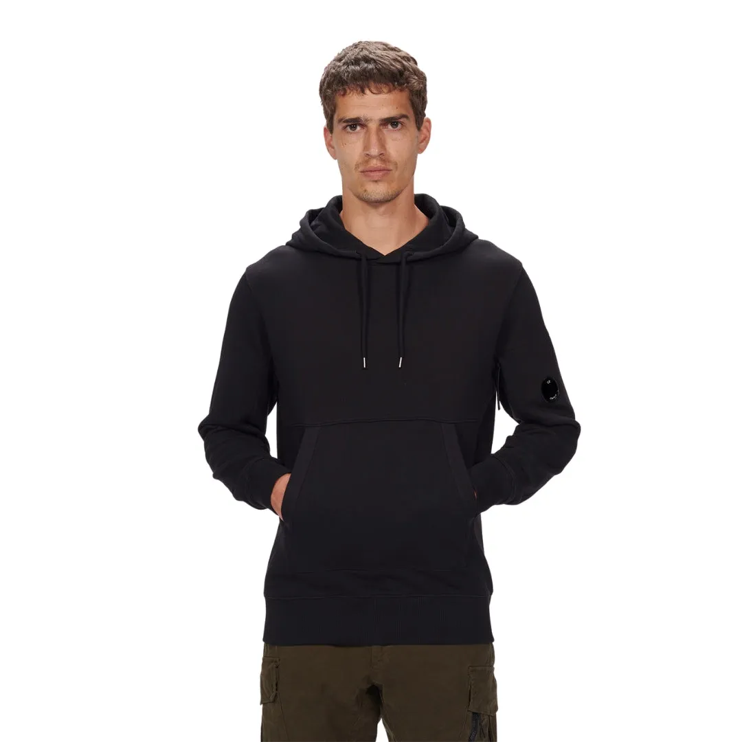 Diagonal Raised Fleece Hoodie