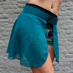 Flexmonkey poledance skirt short 'Petrol'