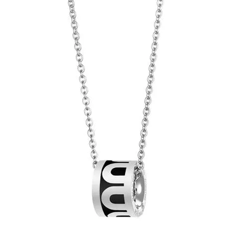 L'Arc de DAVIDOR Bead, 18k White Gold with Lacquered Ceramic