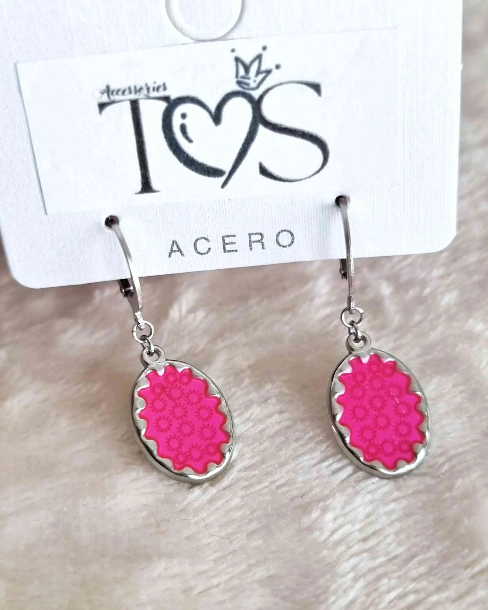 Pendientes Aarau Pink