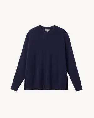 Pull col rond ample