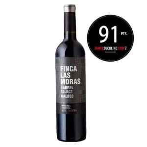 Vinho Finca Las Moras Barrel Select Malbec 750 Ml